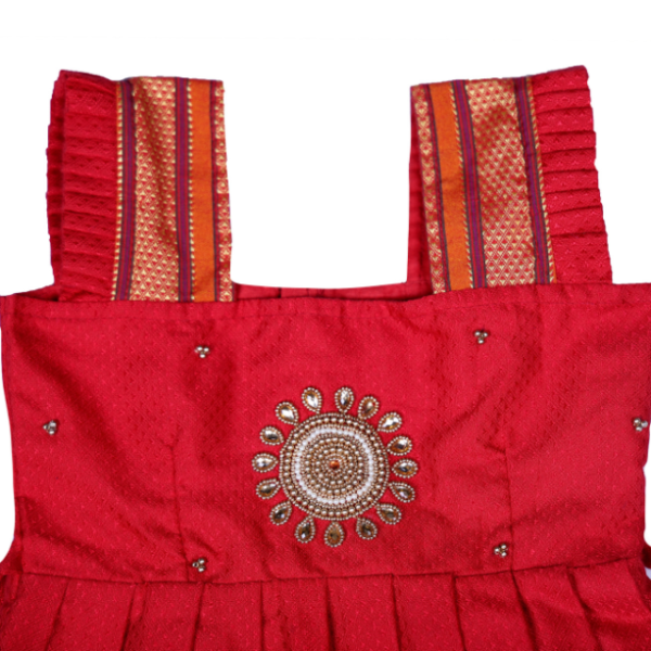 Red Khan Frock