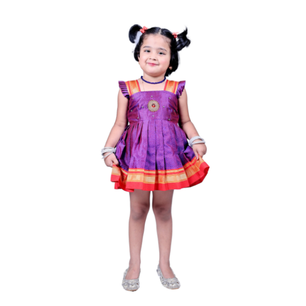 Purple Khan Frock