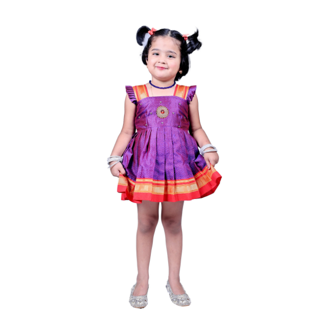 Purple Khan Frock