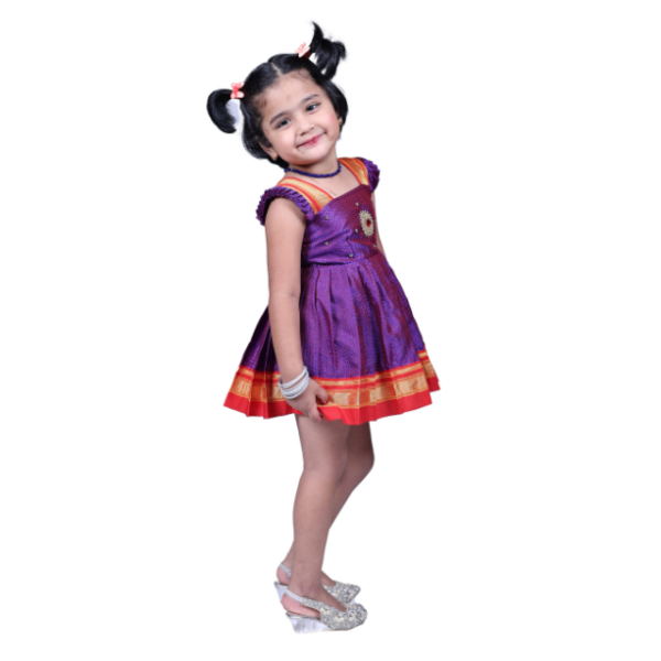 Purple Khan Frock