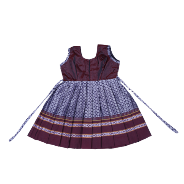Silver with Marron Frock