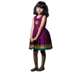 Purple Khan Frock