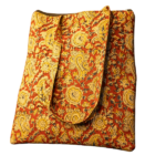 Yellow With Orange Tote Bag