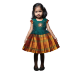Green Banhatti Frock
